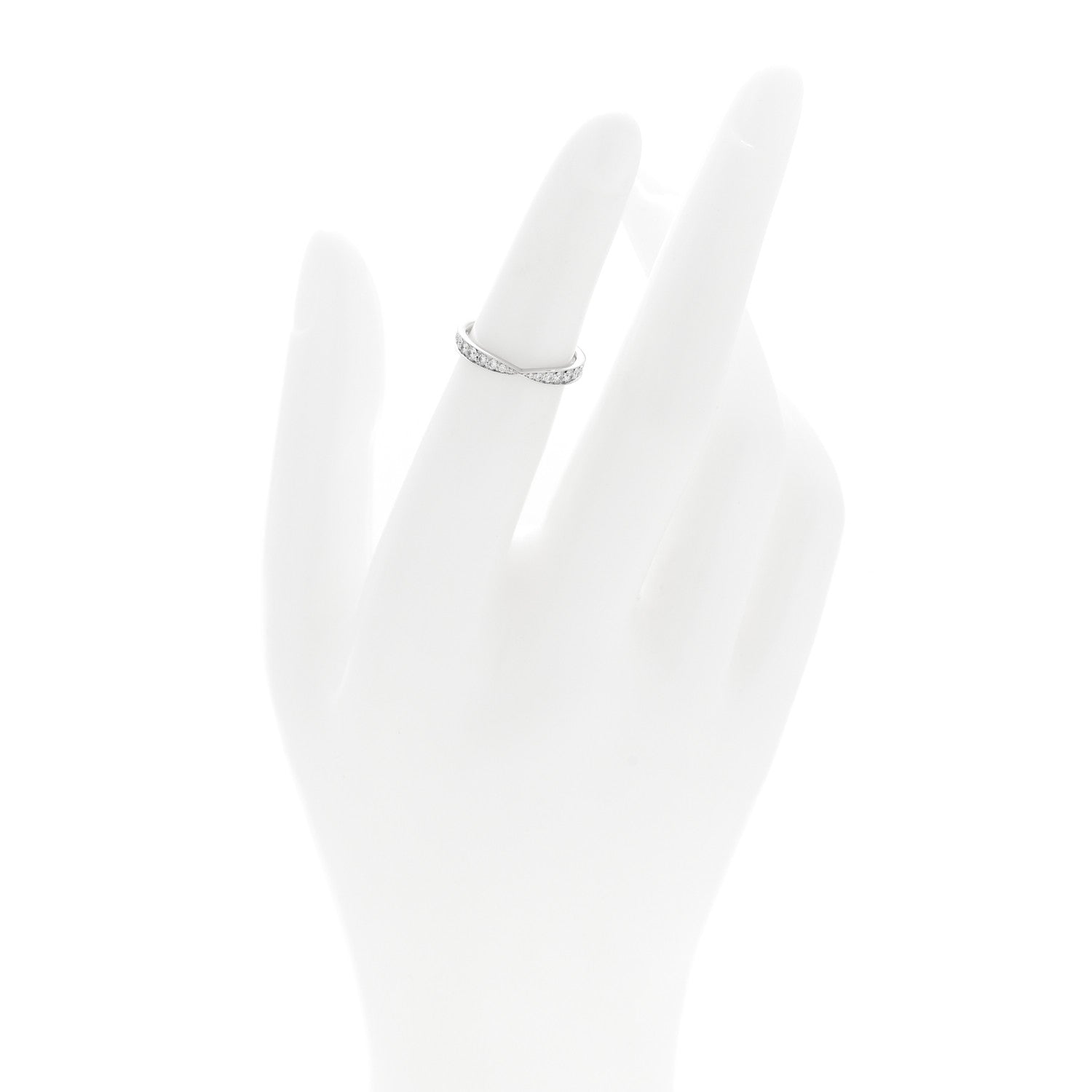 Tiffany Platinum Diamond Harmony Bead-set Band Ring 47 4 2 of 4