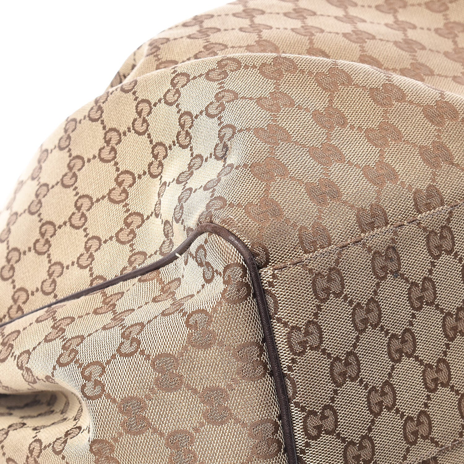 Gucci Monogram Large Sukey Tote Dark Brown 14 of 20