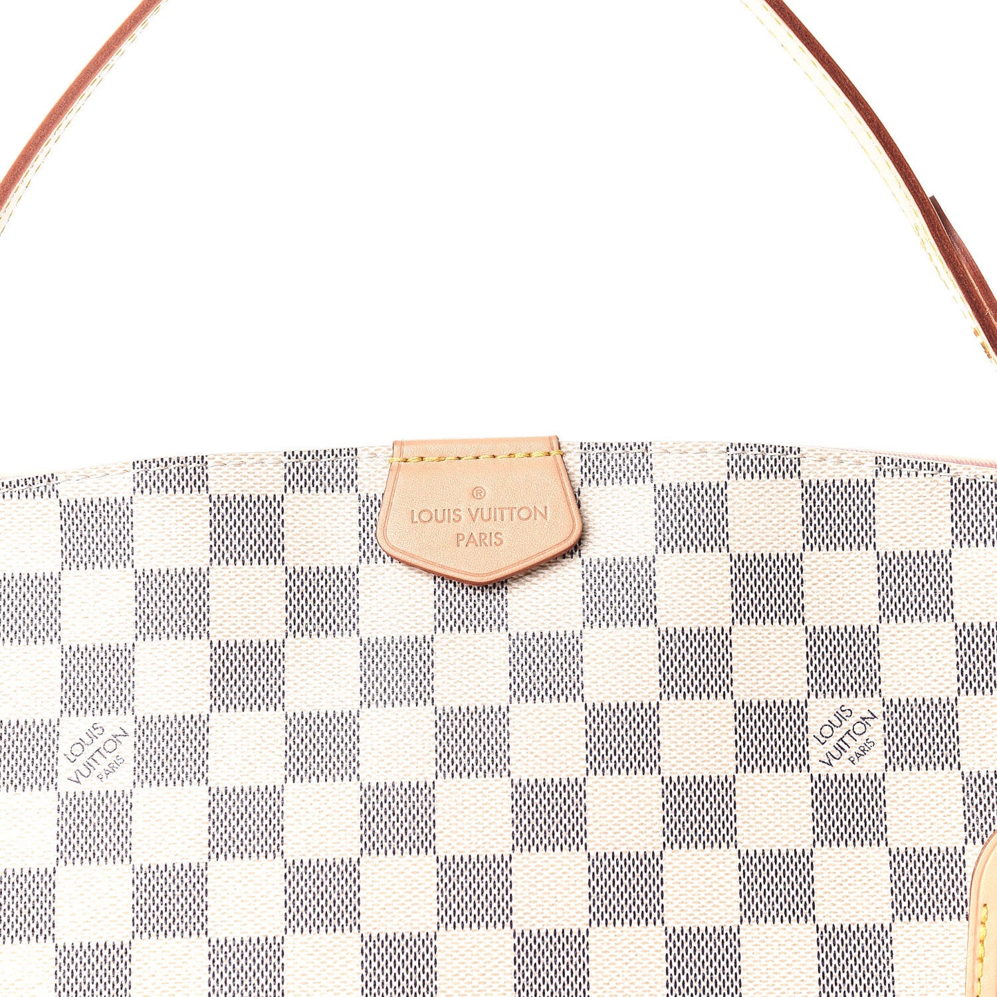 Damier Azur Graceful PM Rose Ballerine