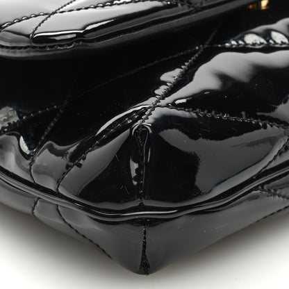 Saint Laurent Patent Quilted Le 57 Diamond Shoulder Bag Black 7 of 8