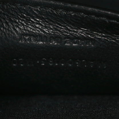 Saint Laurent Grain De Poudre Textured Mixed Matelasse Triquilt Medium Monogram Monochrome Satchel Black 7 of 11