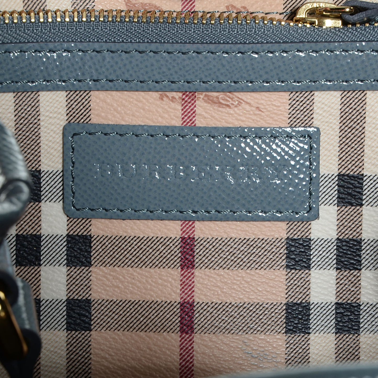 Haymarket Check Small Canterbury Tote Storm Grey
