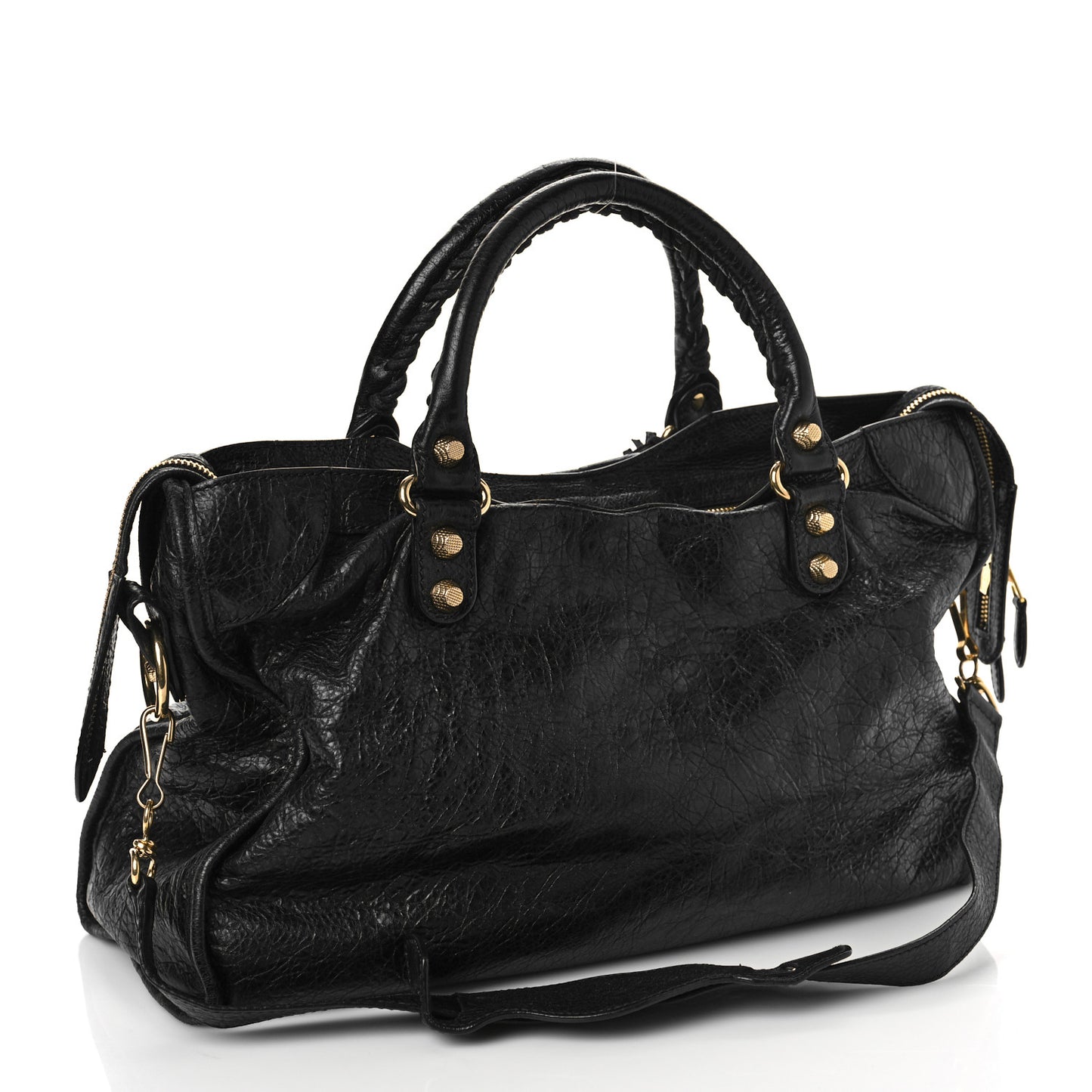 Agneau Giant 12 Gold Hardware City Black