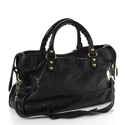 Balenciaga Agneau Giant 12 Gold Hardware City Black 3 of 10