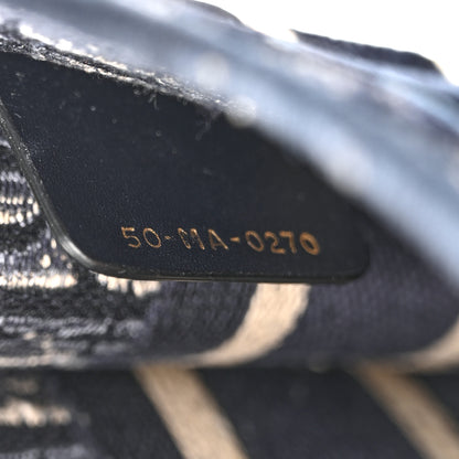 Christian Dior Velvet Oblique Mini Book Tote Blue Multicolor 7 of 12