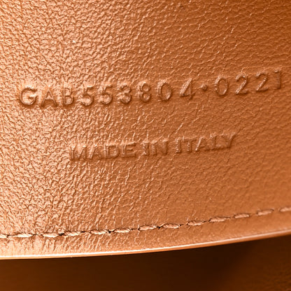 Saint Laurent Smooth Calfskin Suede Medium Reversible Monogram Kate Satchel Light Ochre 7 of 10