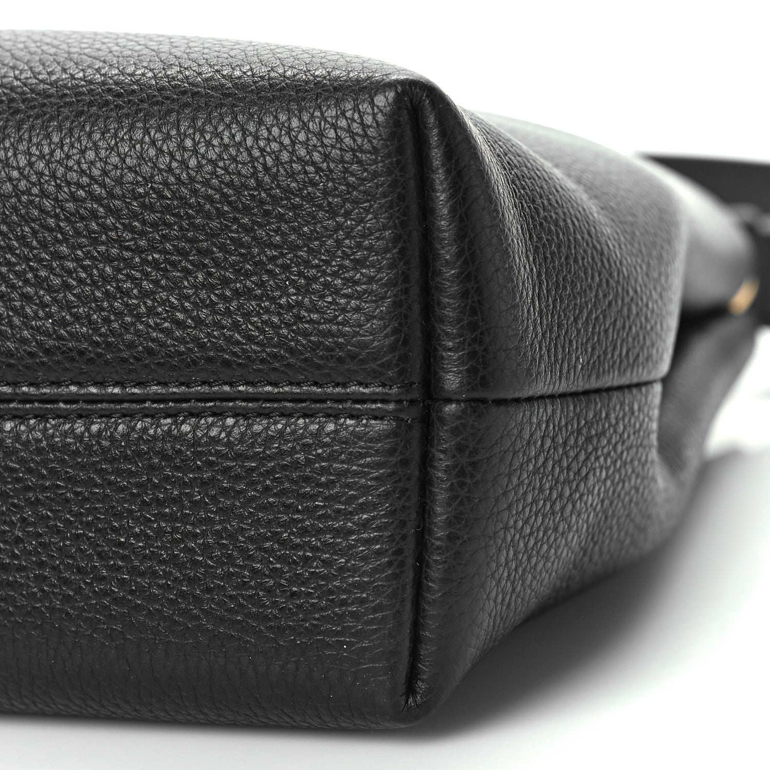 Versace Calfskin Vitello Virtus Hobo Black 7 of 7