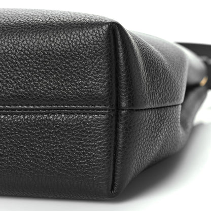 Versace Calfskin Vitello Virtus Hobo Black 7 of 7