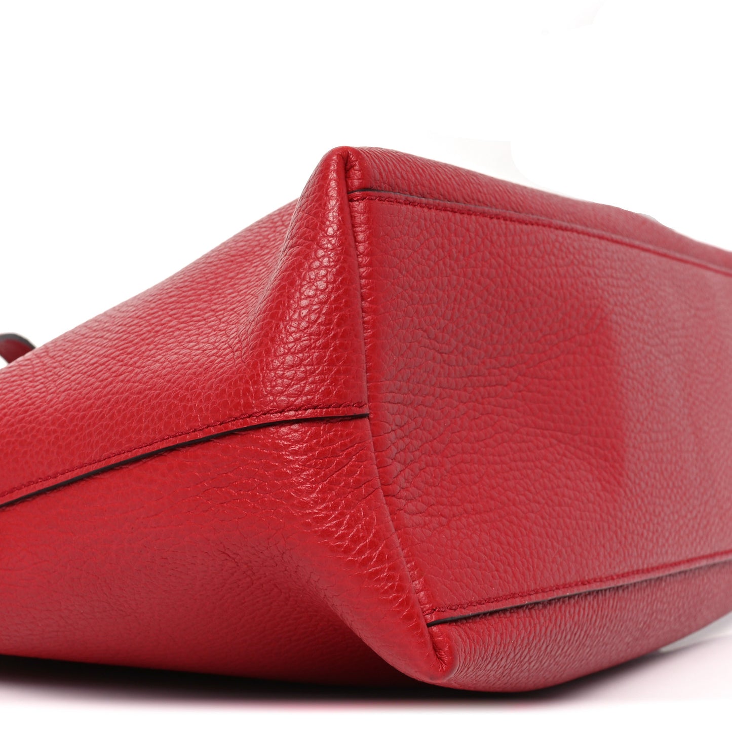 Dollar Calfskin GG Charm Satchel Red