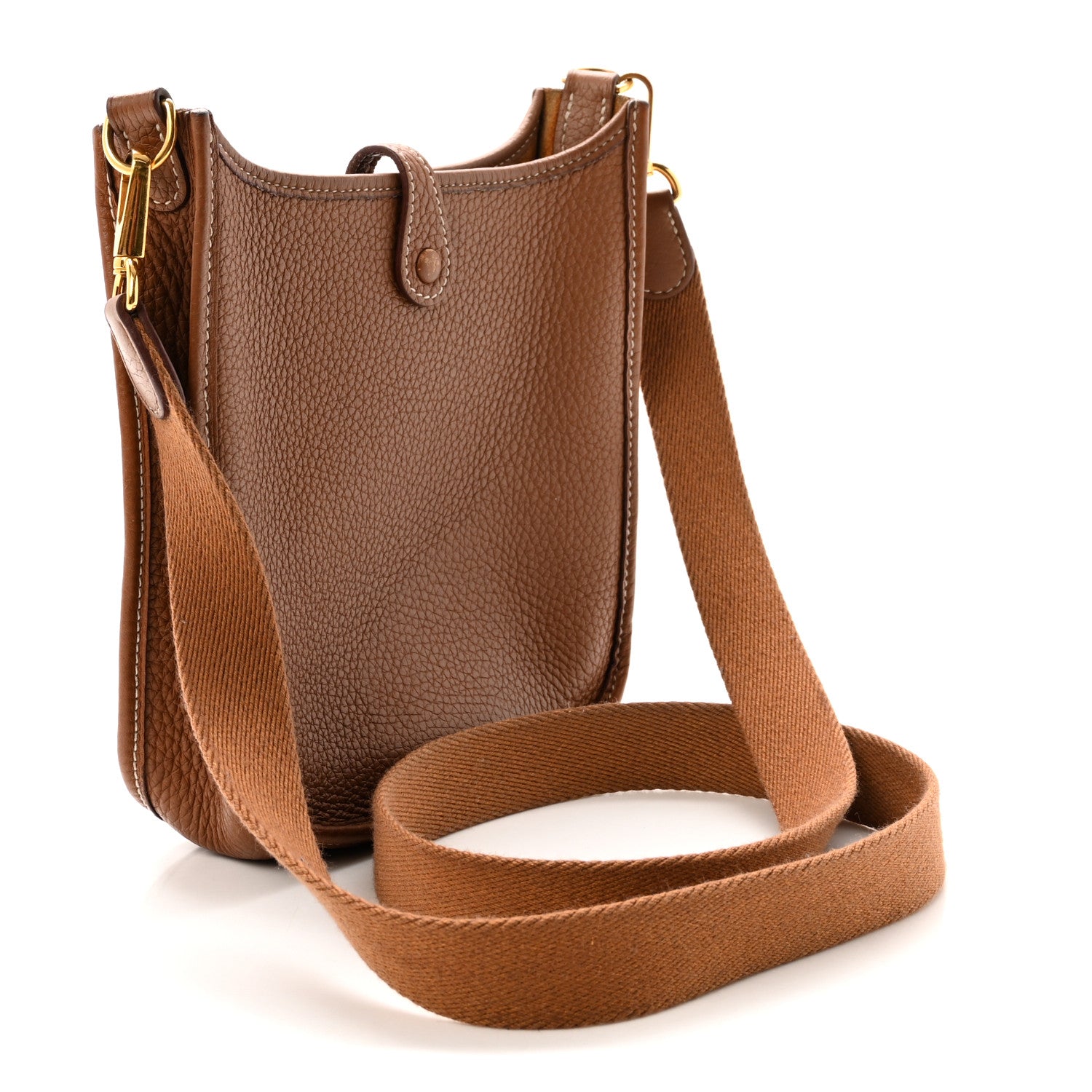 Hermes Taurillon Clemence Evelyne TPM Gold 3 of 10