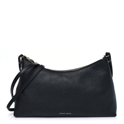 Mansur Gavriel Pebbled Calfskin Rhea Bag Black 1 of 9