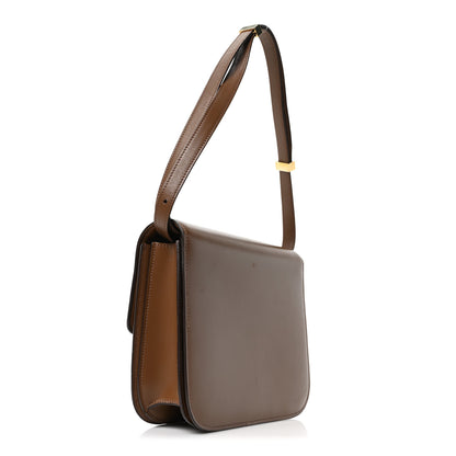 Celine Smooth Calfskin Medium Classic Box Flap Bag Light Camel 3 of 10