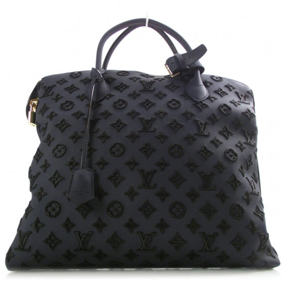 Louis Vuitton Monogram Addiction Vertical Lockit MM Blue 1 of 8