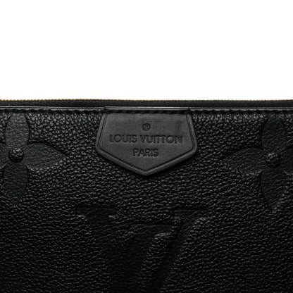 Louis Vuitton Empreinte Monogram Giant Multi Pochette Accessories Large Pochette Black 6 of 8