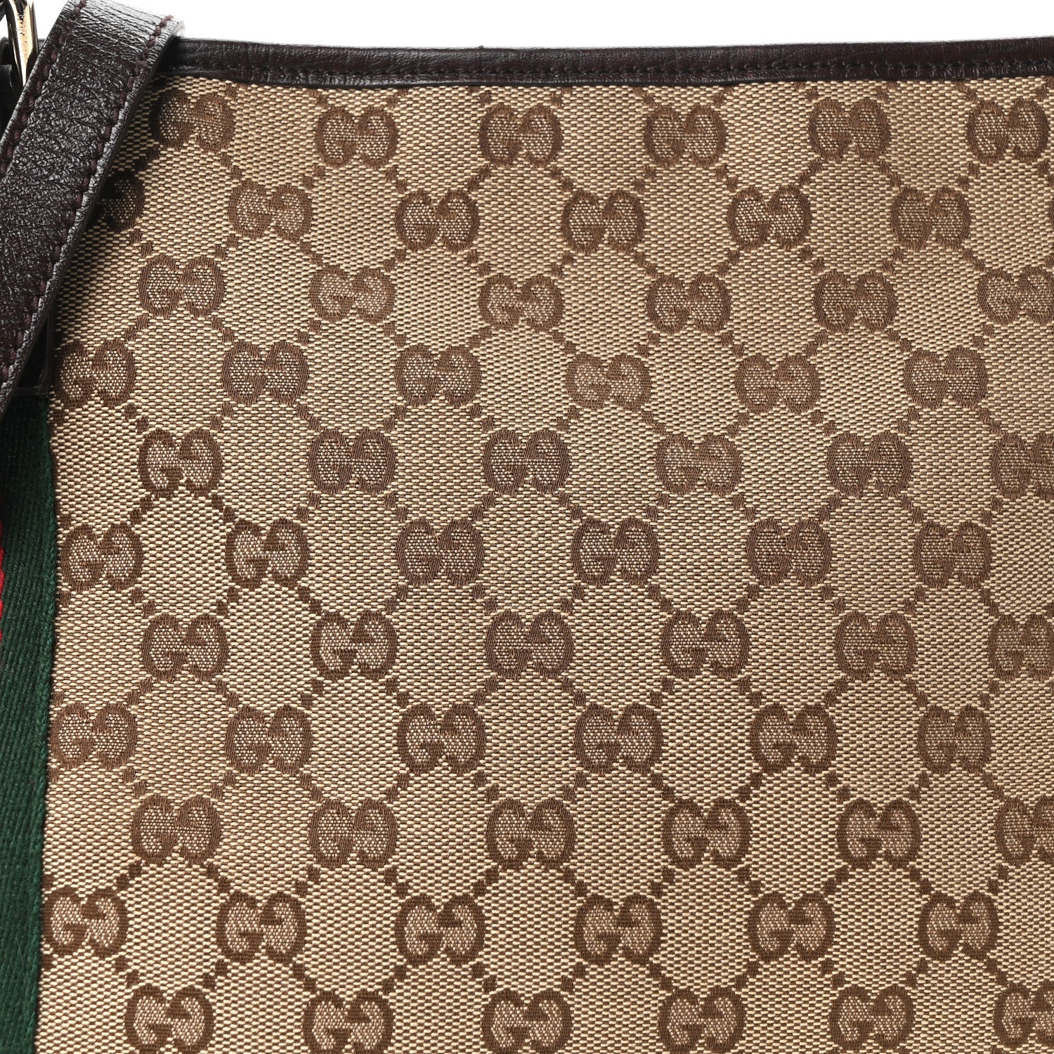 Gucci Monogram Web Jolicoeur Charms Messenger Dark Brown 8 of 10