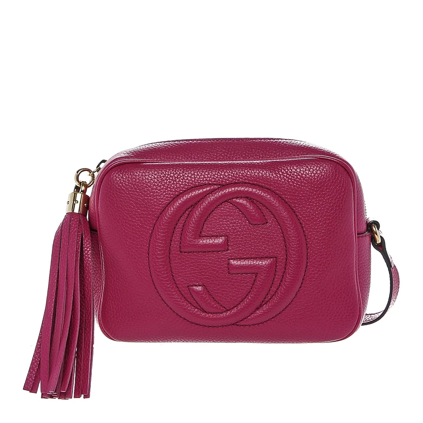 Cellarius Calfskin Small Soho Disco Bag Bright Bouganville