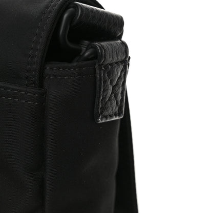 Fendi Econyl Nylon Cuoio Romano Monochrome Medium Baguette Messenger Bag Black 12 of 12