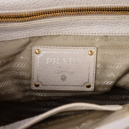 Prada Vitello Daino Shopping Tote Talco 7 of 9