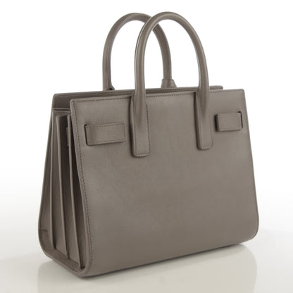 Saint Laurent Calfskin Nano Sac De Jour Fog 3 of 6