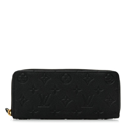 Louis Vuitton Empreinte Clemence Wallet Black 1 of 7