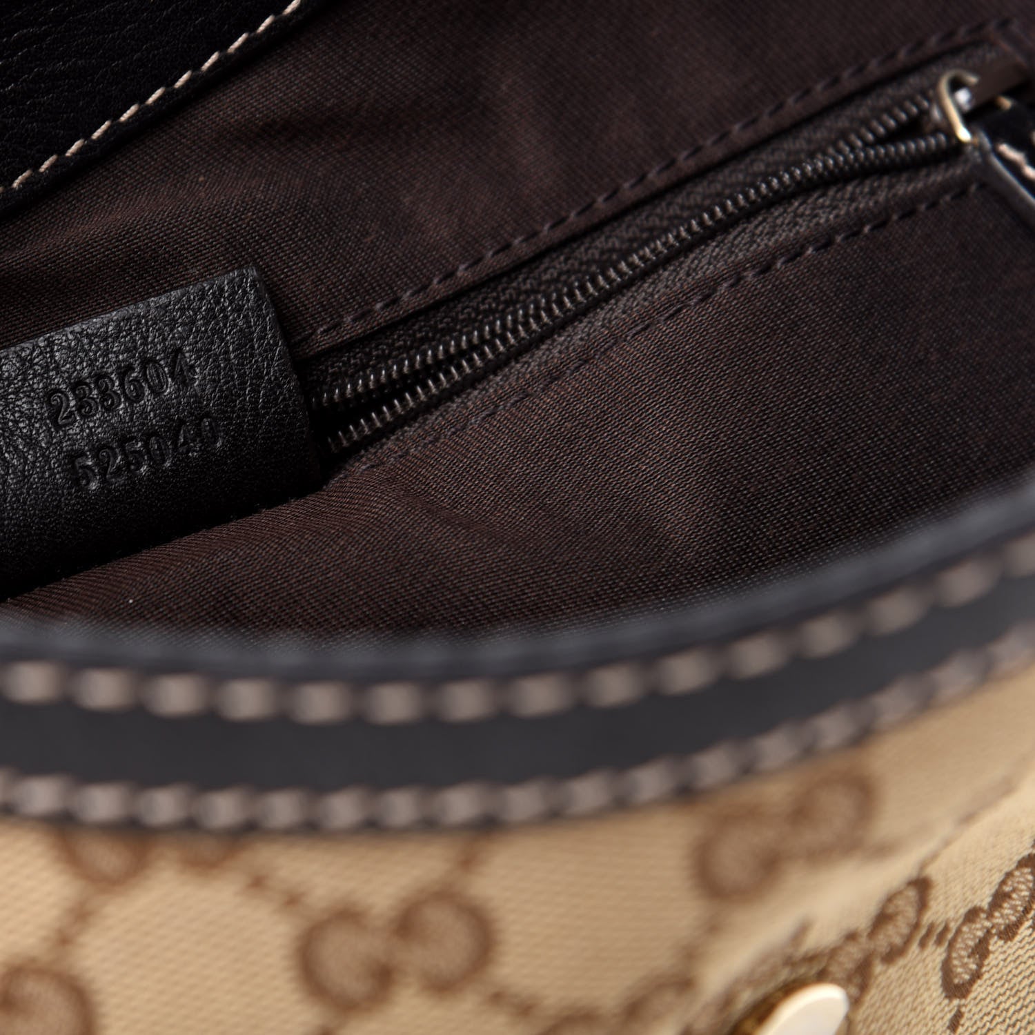 Gucci Monogram Large New Ladies Web Hobo Dark Brown 9 of 9