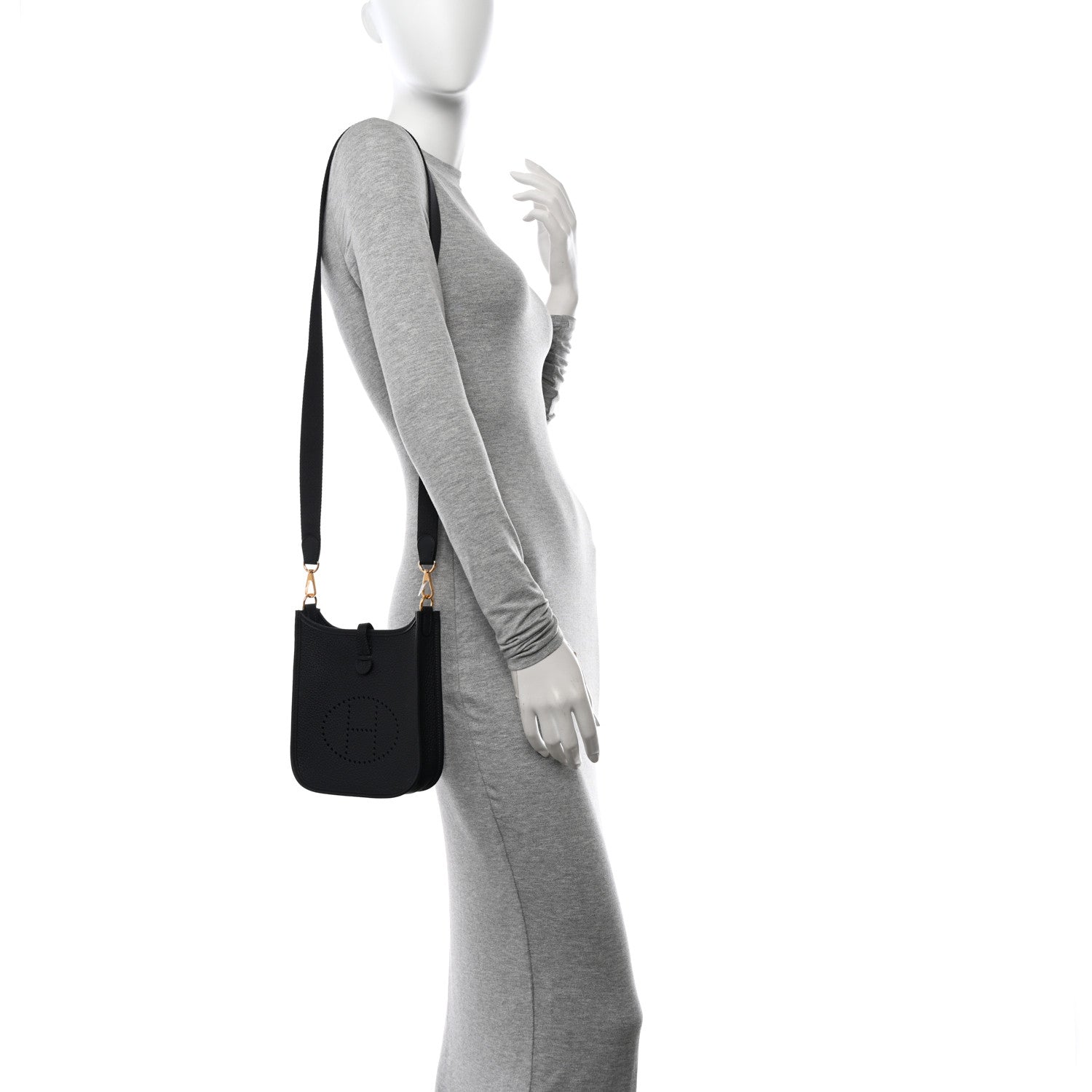 Hermes Taurillon Clemence Evelyne TPM Caban 2 of 11