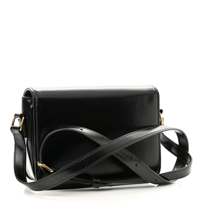 Celine Shiny Calfskin Teen Triomphe Black 3 of 9