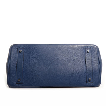 Hermes Taurillon Clemence JPG Birkin 42 Bleu Brighton 16 of 21