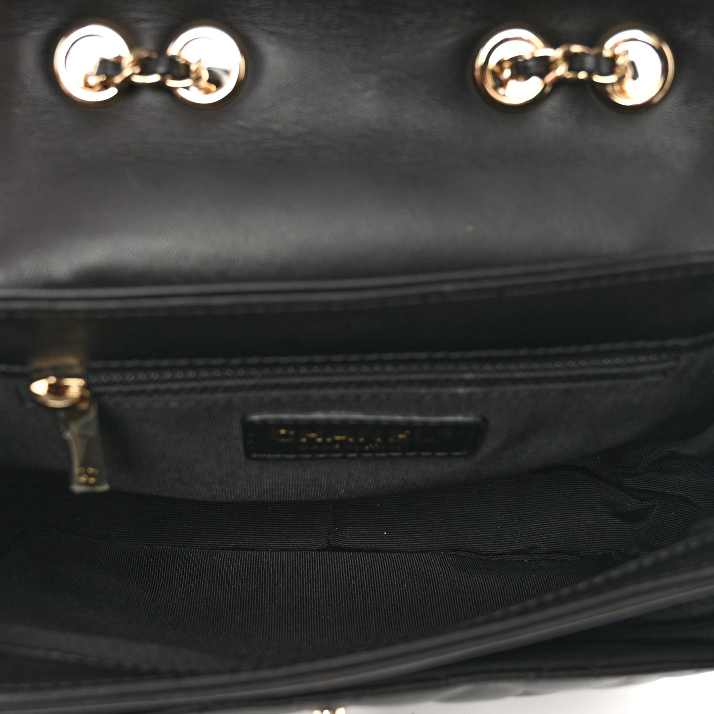 Lambskin Quilted Small Lovely Day Flap Black