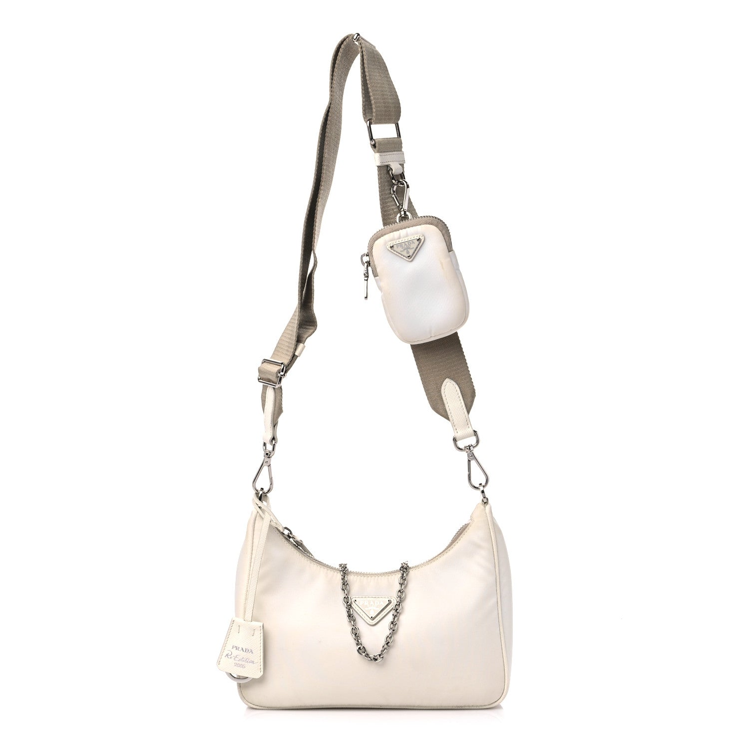 Prada Nylon Re-Edition 2005 Shoulder Bag Cornflower 1 of 17
