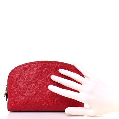 Louis Vuitton Empreinte Cosmetic Pouch Scarlet 3 of 11
