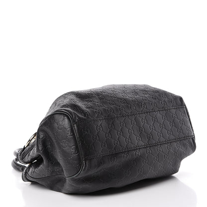 Gucci Guccissima Medium Sukey Tote Black 4 of 15