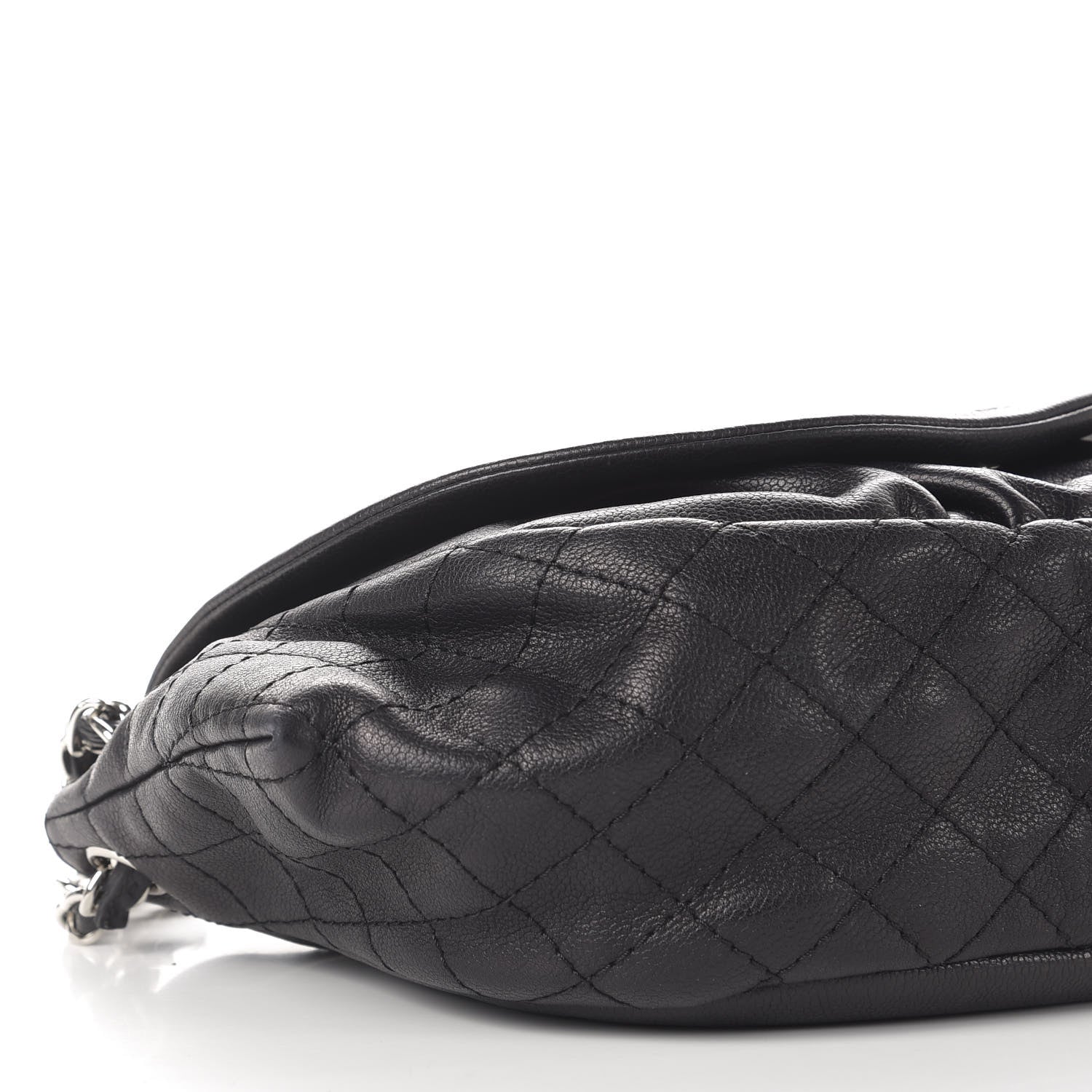 Chanel Caviar Half Moon Large Flap Black 8 of 10