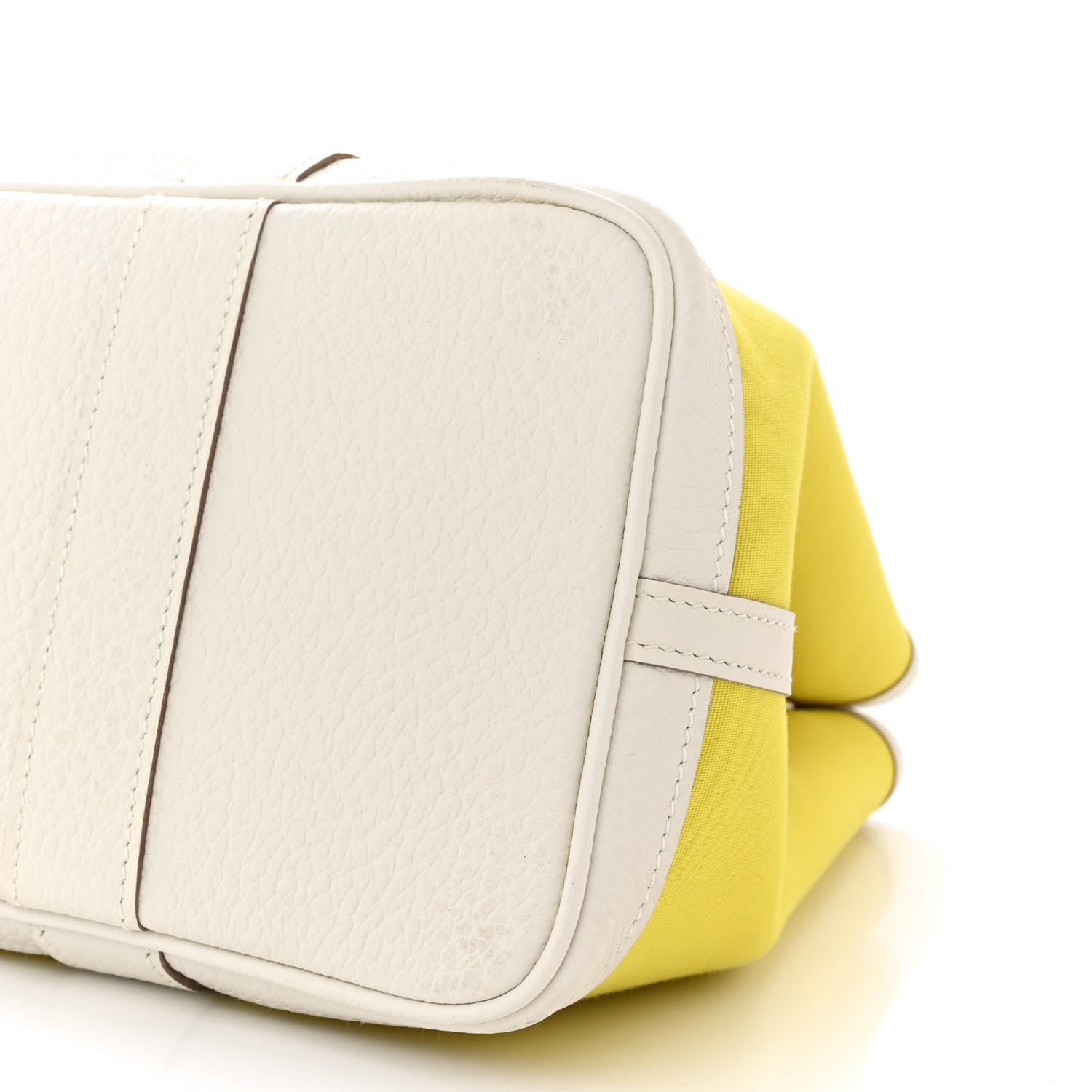 Hermes Toile Officier Vache Country Garden Party 30 TPM Lime White 10 of 11