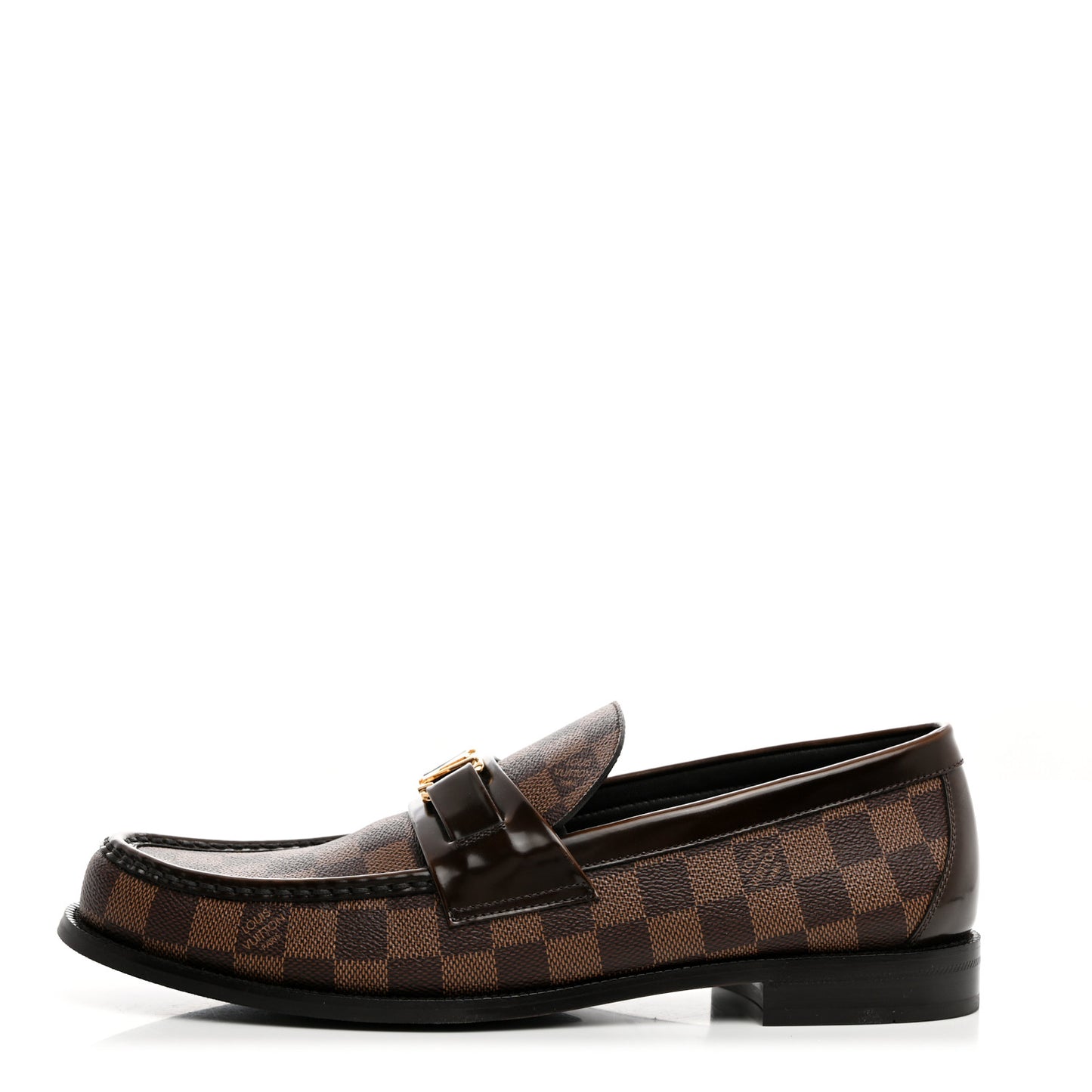Damier Ebene Calfskin Mens Major Loafers 11