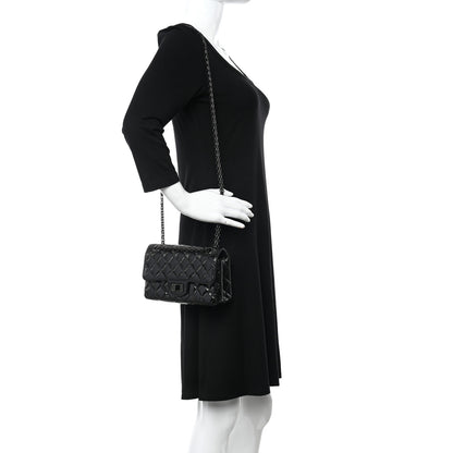 Chanel Patent Calfskin Quilted 2.55 Reissue Mini Flap So Black 2 of 12