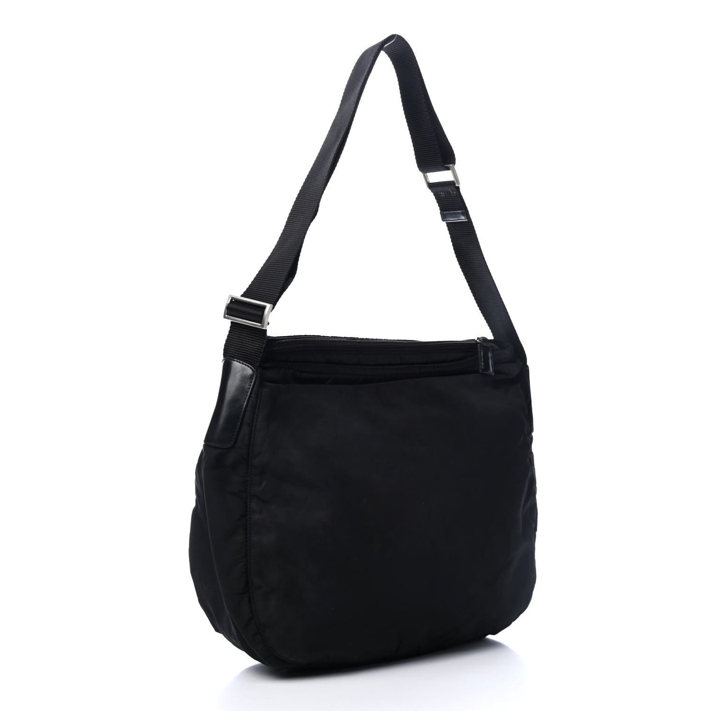 Tessuto Nylon Messenger Bag Black
