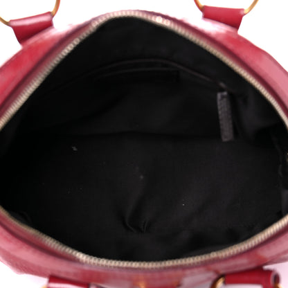 Saint Laurent Patent Calfskin Medium Muse Red 2 of 32