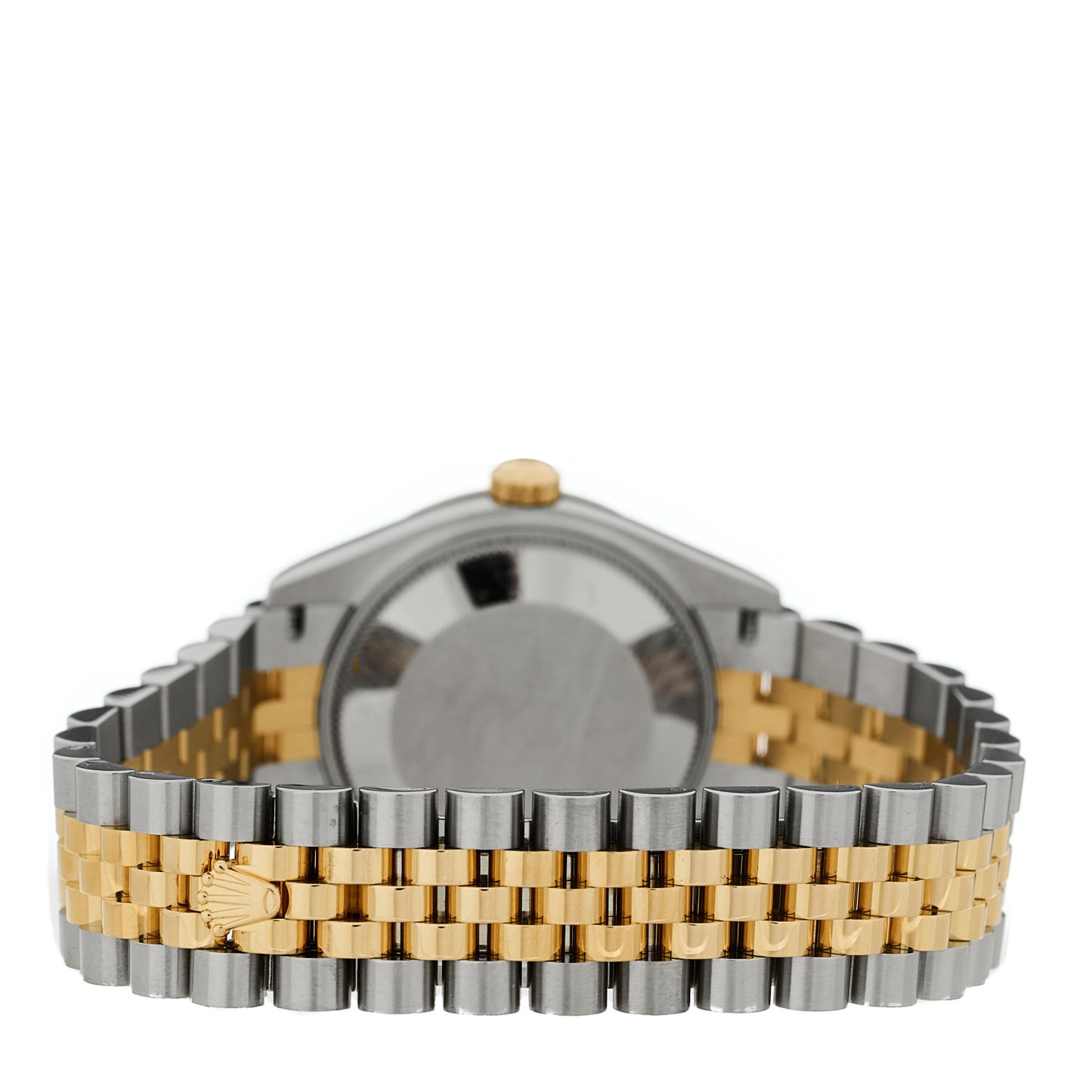 Stainless Steel 18K Yellow Gold Diamond 31mm Oyster Perpetual Datejust Watch Silver 278273