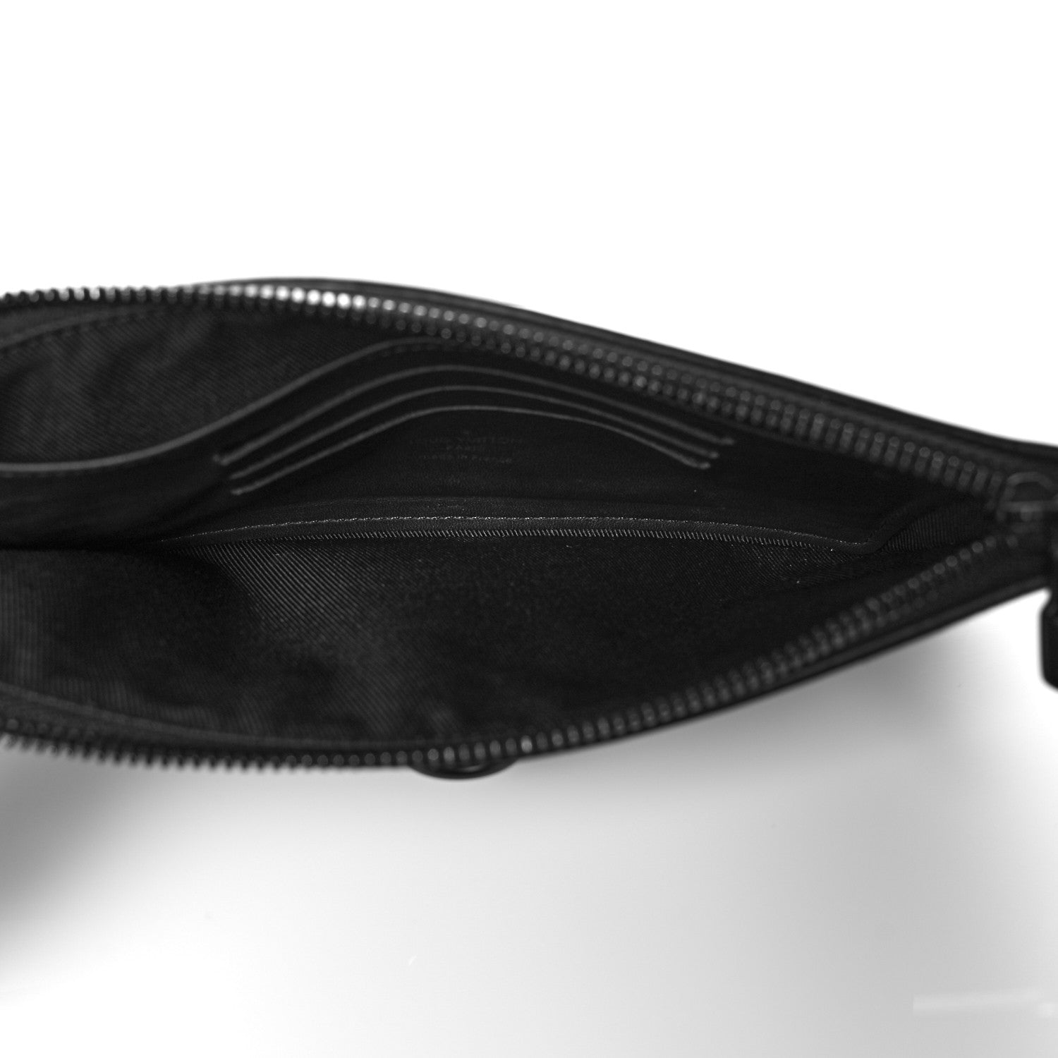 Louis Vuitton Calfskin Monogram Shadow Discovery Pochette PM Black 5 of 10