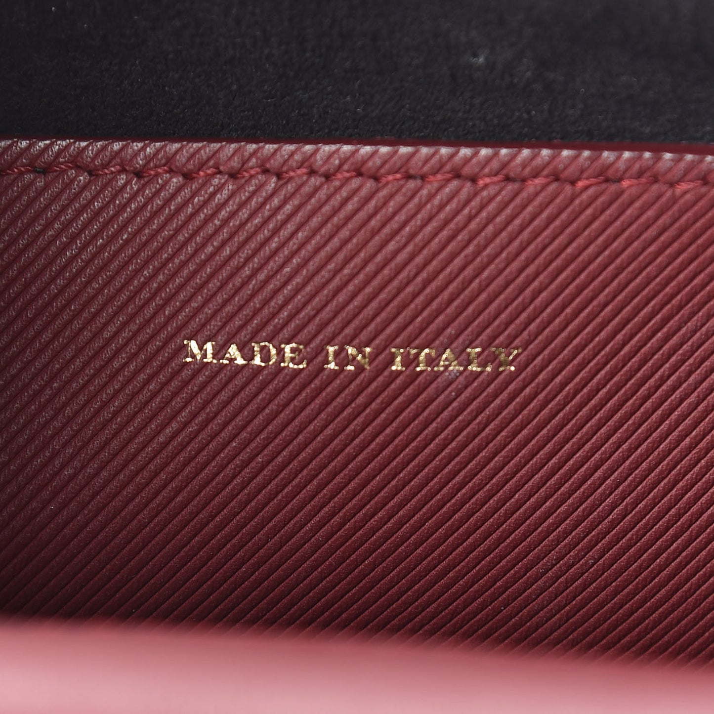 Trench Calfskin Small DK88 Top Handle Bag Antique Red