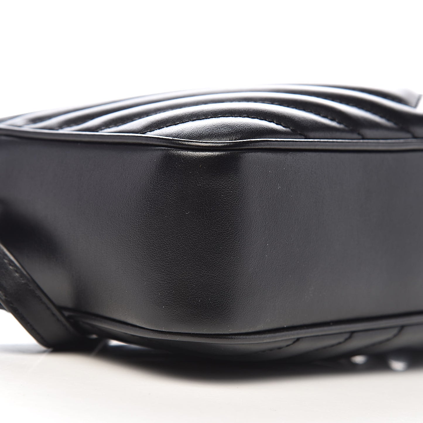 Calfskin Matelasse Monogram Lou Camera Bag Black