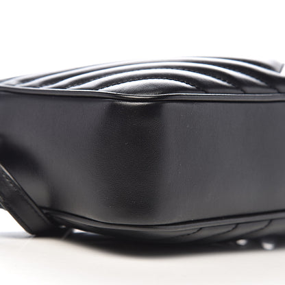 Saint Laurent Calfskin Matelasse Monogram Lou Camera Bag Black 7 of 9