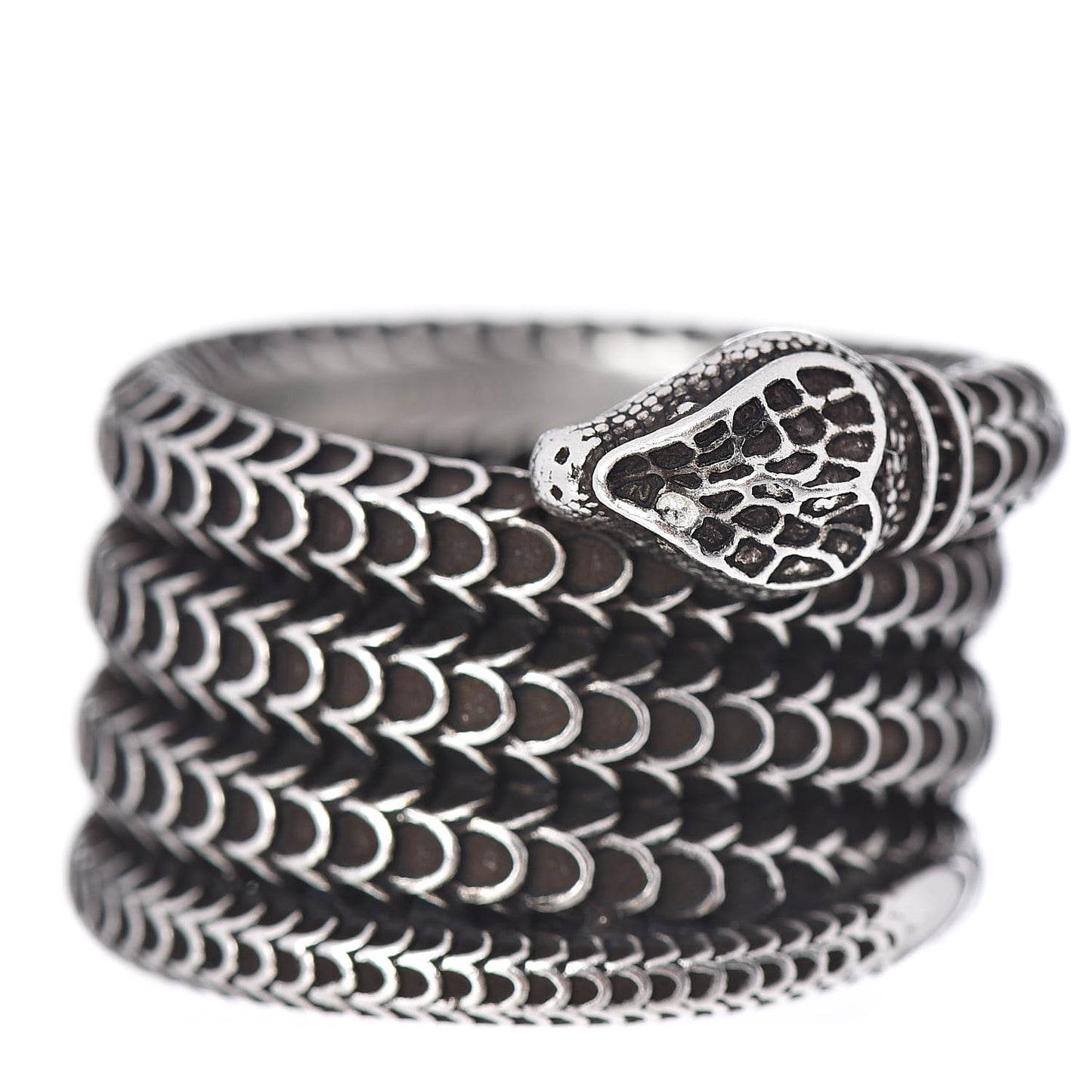 Sterling Silver Garden Snake Wrap Ring 62 10