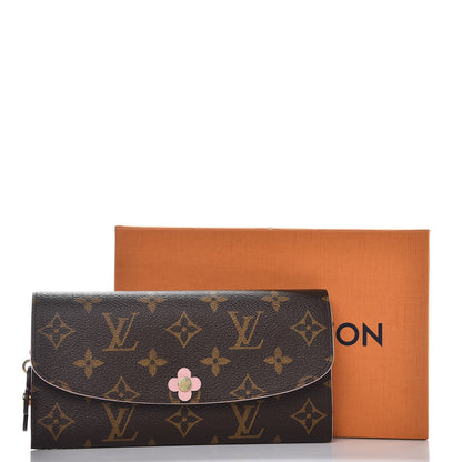 Louis Vuitton Monogram Bloom Flower Emilie Wallet 7 of 7