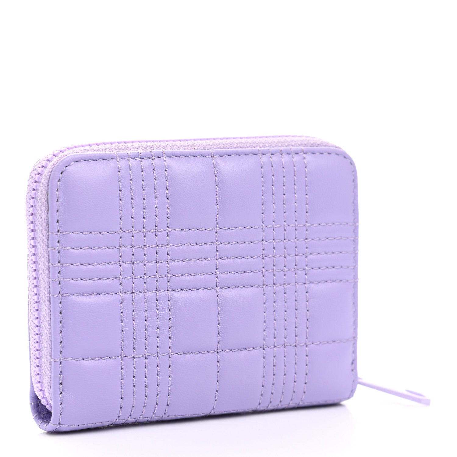 Burberry Lambskin Quilted Lola Wallet Soft Violet 3 of 6