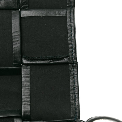 Bottega Veneta Paper Calfskin Maxi Intreccio Extra Mini Cassette Crossbody Bag Black 11 of 11