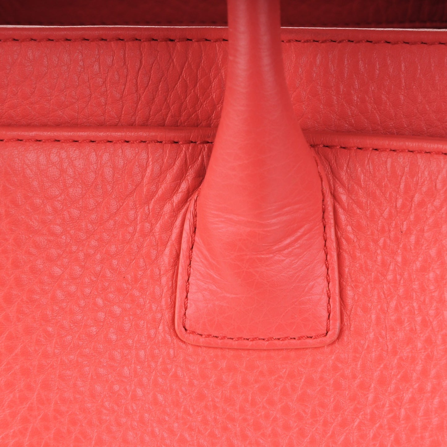 Calfskin Cerf Executive Shopper Tote Coral