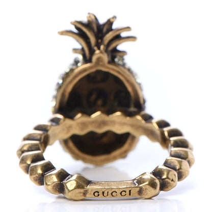 Gucci Crystal Pineapple Motif Ring M 3 of 7
