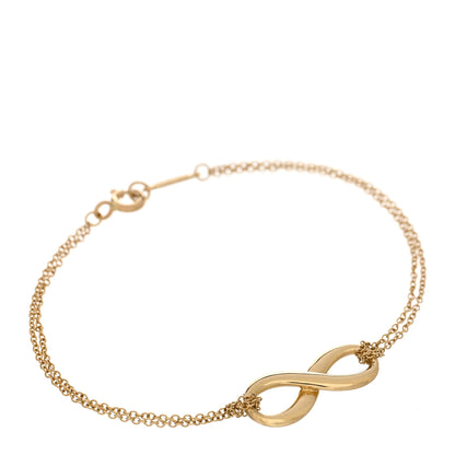 Tiffany 18K Yellow Gold Infinity Bracelet 1 of 3